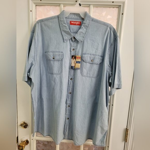 Bundle NWT Two Wranglers Jeans Button-up Shirt - Picture 3 of 9